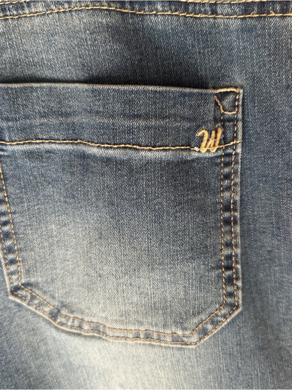 Wallflower Flare leg stretch Denim Overalls in Light Blue - Picture 8 of 11